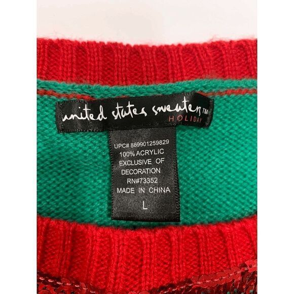 United States Sweater Holiday Elf Sweater (or size small sweater dress) - Picture 6 of 7
